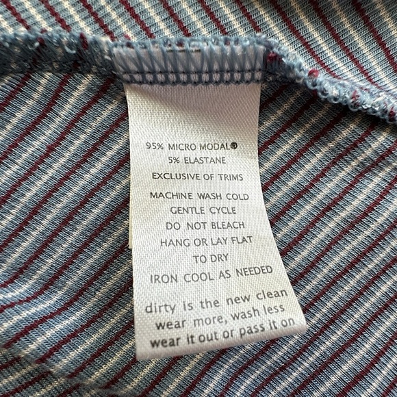 TOAD & CO | NWOT DAISY RIB STRIPED HENLEY DRESS POCKETS MICRO MODAL | MEDIUM - Picture 9 of 12